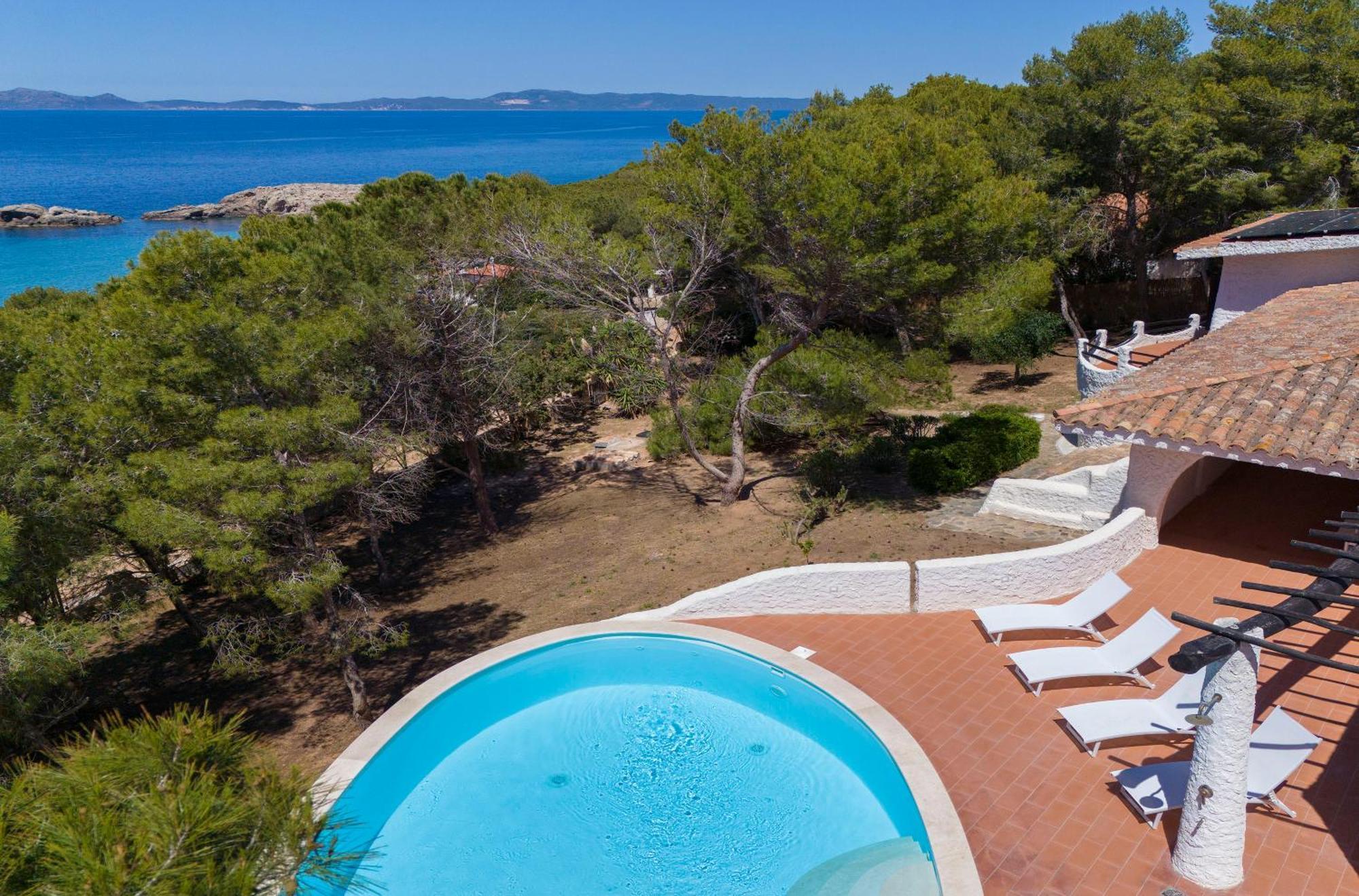 Villa Eliana Sul Mare Porto Pino Exterior photo