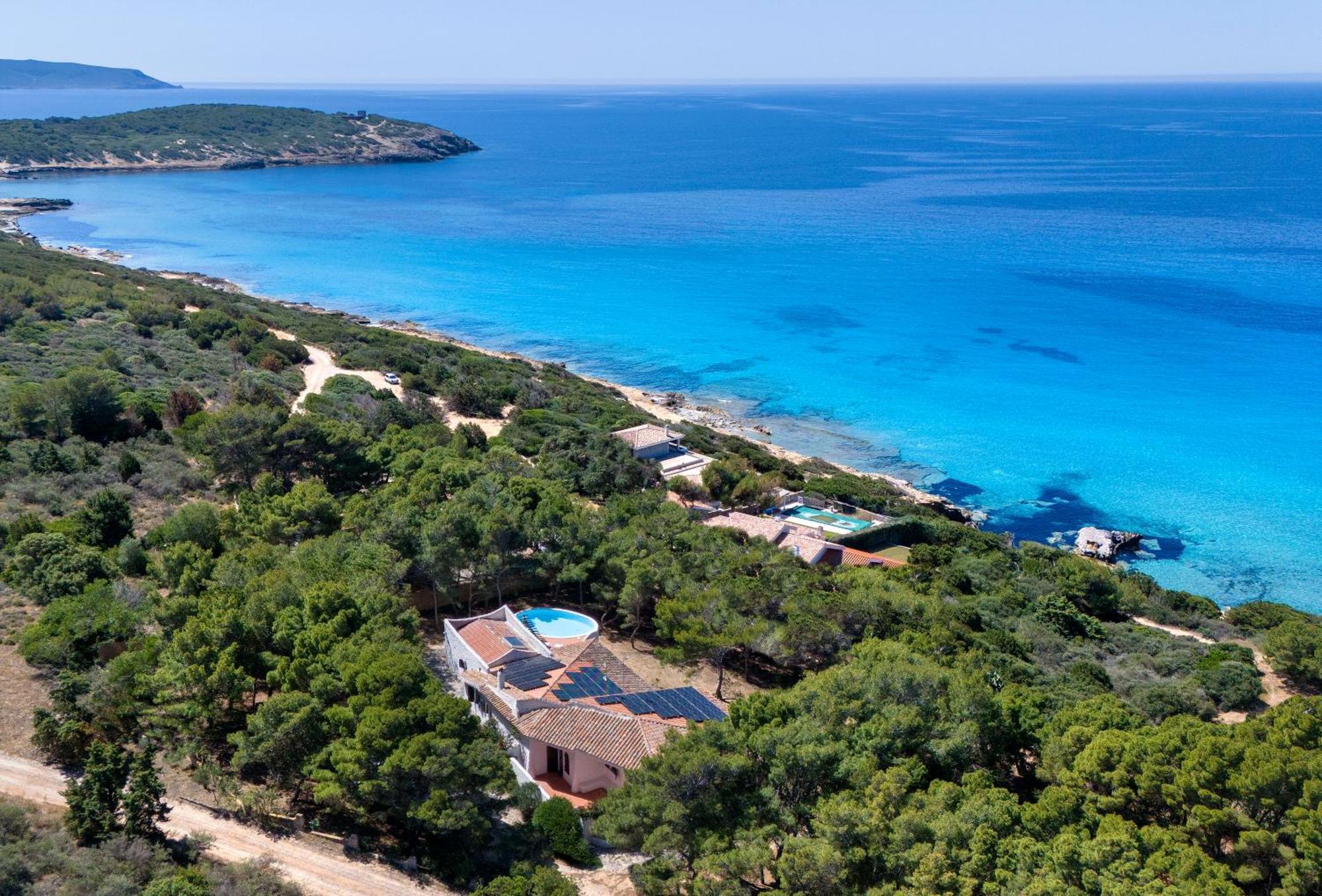 Villa Eliana Sul Mare Porto Pino Exterior photo
